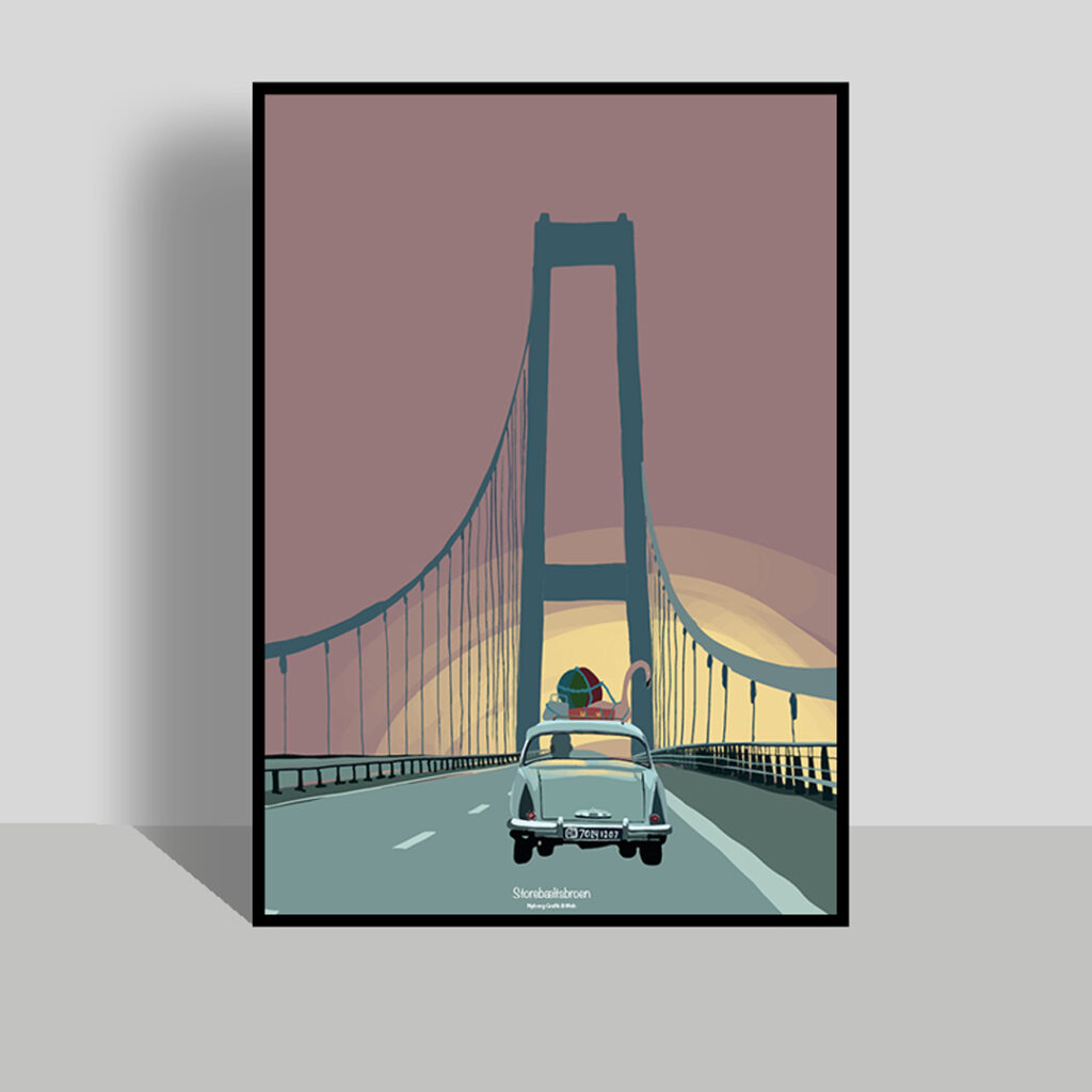 Storebæltsbroen Plakat