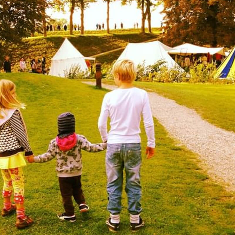 Boder på Nyborg Vold Middelaldermarked