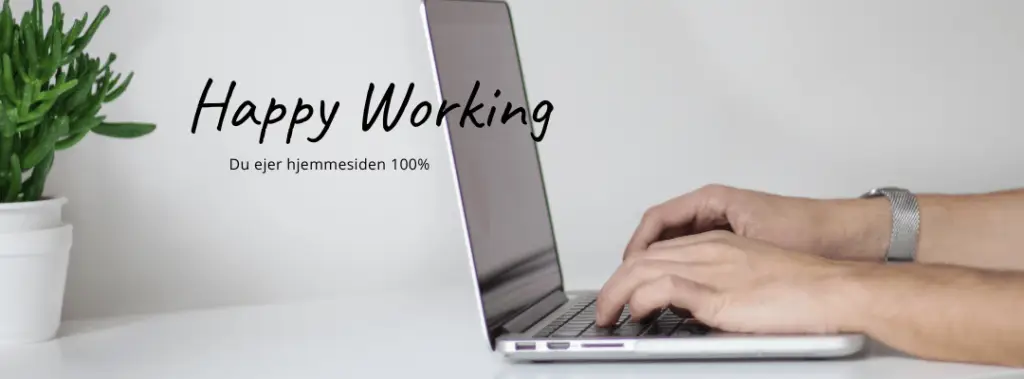Person skriver på computer